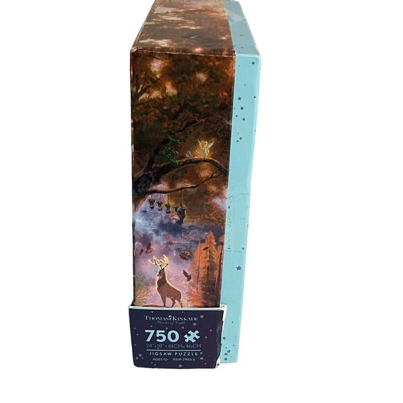 Disney Thomas Kinkade Dreams Collection 750 Piece Puzzle Bambi's First Year Comp - Picture 9 of 16
